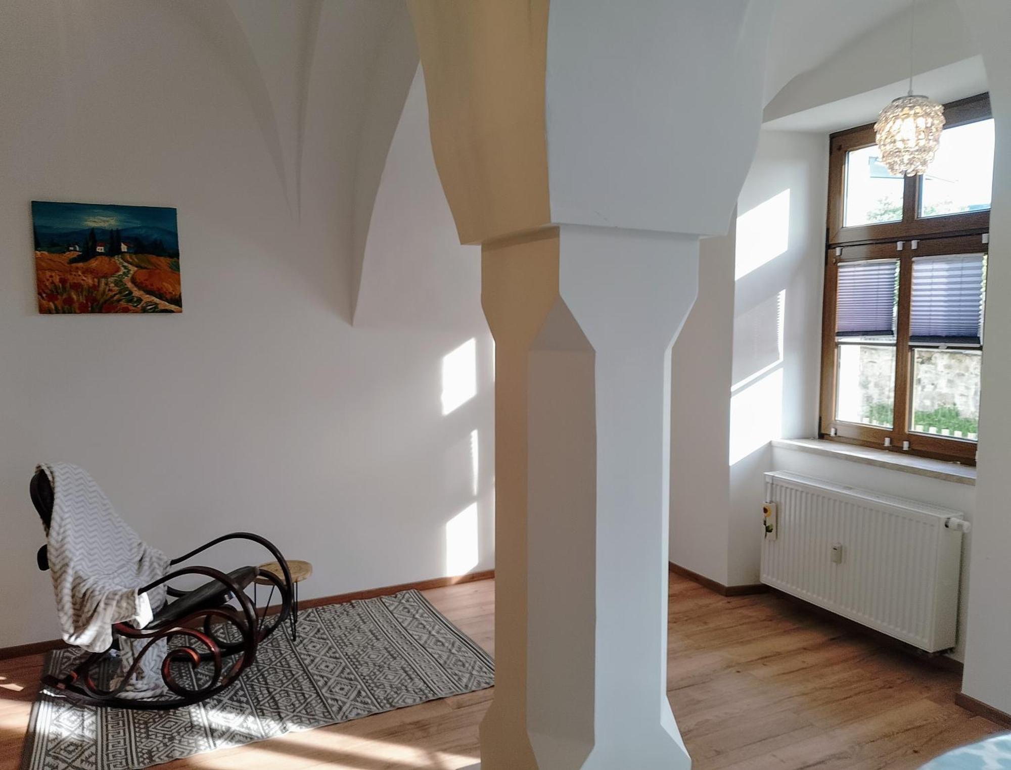Ferienwohnung Im Rittergut Plohn 300 Meter Zum Freizeitpark Lengenfeld  Buitenkant foto